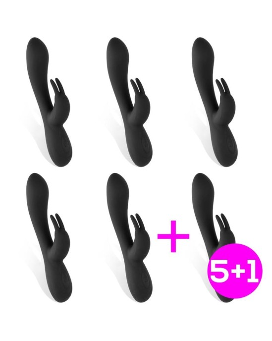 Tardenoche Iepakojumā 5+1 Noir Vibrador Silicona Liquida