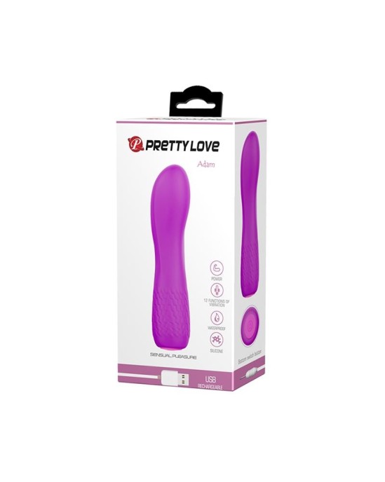 Prettylove Vire Adam USB Silicone Purple