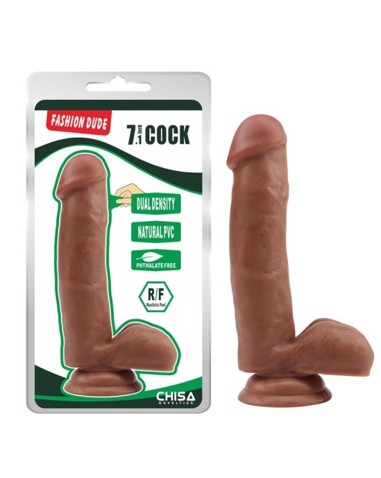 Chisa Dildo Dual Density Fashion Dude 17,8 x 4 cm latīņu