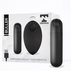 Tardenoche Buller Vibrating Bullet tālvadības pults USB silikona melns