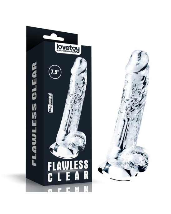 Lovetoy Дилдо Flawless Clear 7.5 Прозрачный