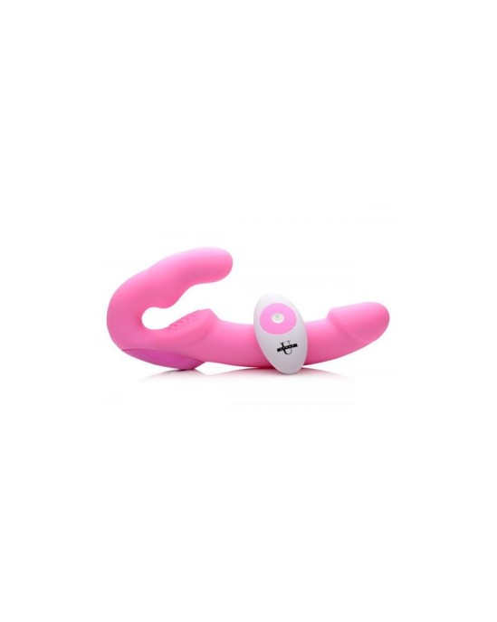 Strap U Urge Strapless Strap-On Vibrator Pink