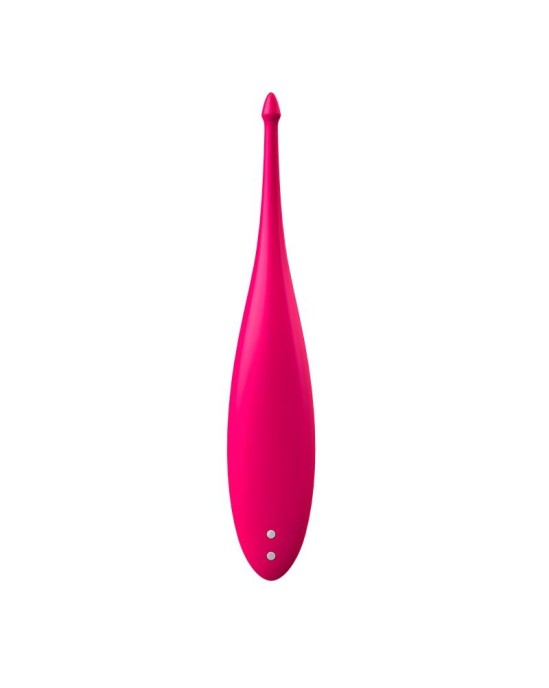 Satisfyer Вибратор с вращающимся забавным наконечником, силиконовый USB, розовый