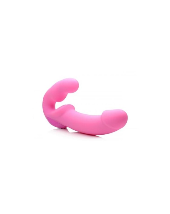 Strap U Urge Strapless Strap-On Vibrator Pink