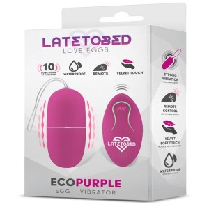 Latetobed Ecopurple Vibrating Egg with Remote Control