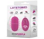 Latetobed Ecopurple вибрирующее яйцо с дистанционным управлением