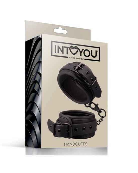 Intoyou Black Shadow Roku dzelži Vegan Leather