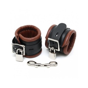 Bondage Play Feet Cuffs LUX 7 CM with Padlocks