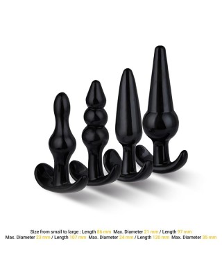 Afterdark Luvest Box 4 komplekts ar 4 sadursmju enkura pamatni