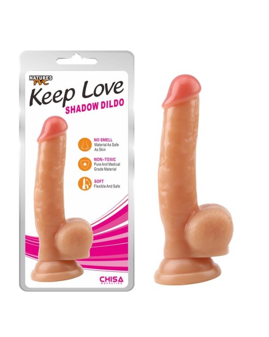 Chisa Dildo ēna 22 x 4,5 cm Mīkstums