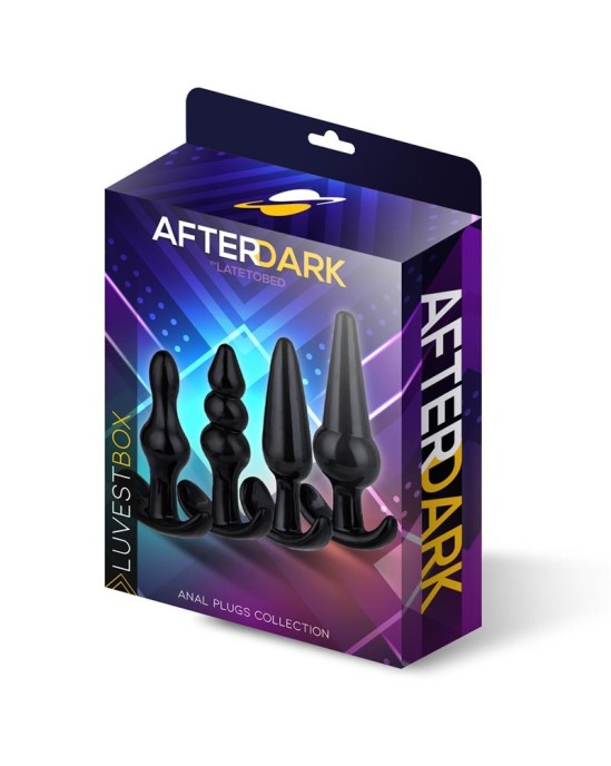 Afterdark Luvest Box 4 komplekts ar 4 sadursmju enkura pamatni