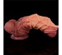 Lovetoy Dildo Dual Layer King Size Nature 10.5