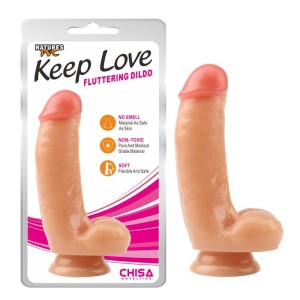 Chisa Dildo Fluttering 17,1 x 4,1 cm Mīkstums