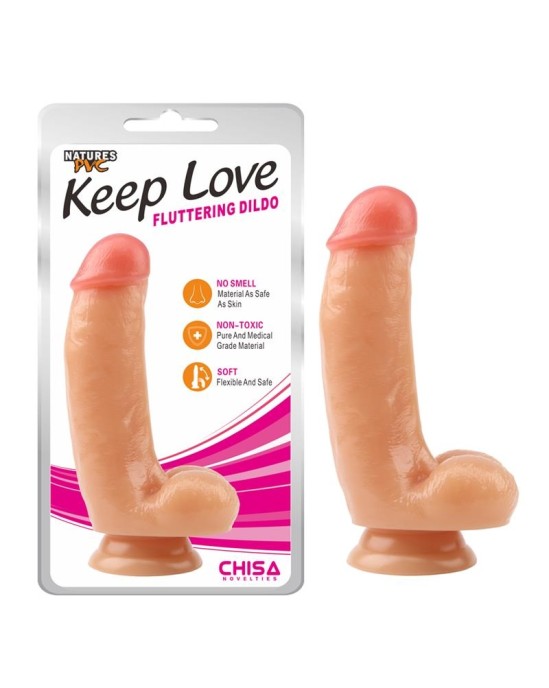 Chisa Dildo Fluttering 17,1 x 4,1 cm Mīkstums