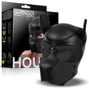 Intoyou Bdsm Line Неопреновый намордник для собак Hound, съемный намордник, черный, один размер