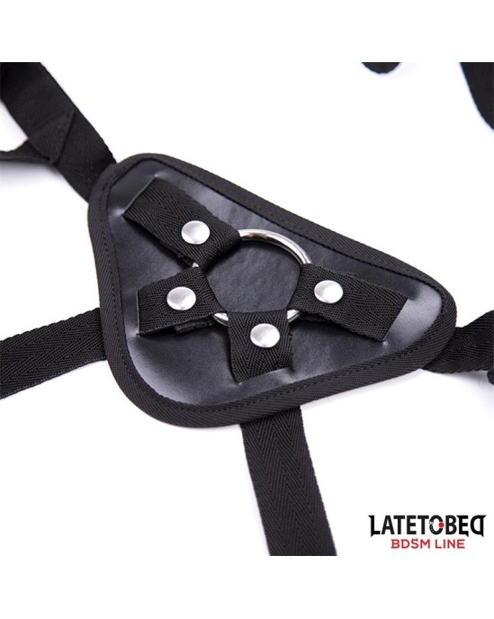 Latetobed Bdsm Line Regulējama siksna ar metāla gredzenu