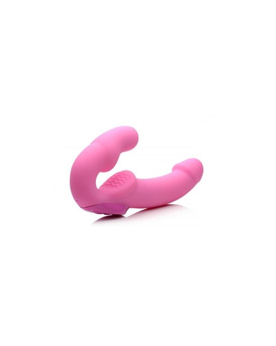 Strap U Urge Strapless Strap-On Vibrator Pink