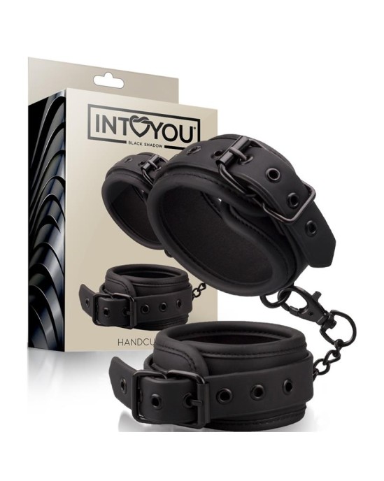 Intoyou Black Shadow Roku dzelži Vegan Leather