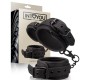 Intoyou Black Shadow Roku dzelži Vegan Leather