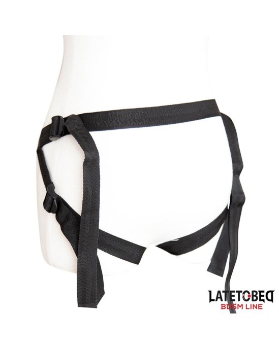 Latetobed Bdsm Line Regulējama siksna ar metāla gredzenu