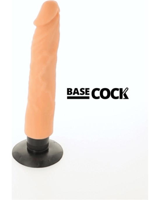 Basecock REALISTIC VIBRATOR 2-1 FLESH 20 CM