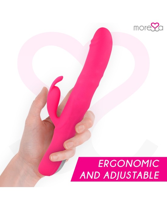 Moressa Vibrators ar klitora stimulātoru