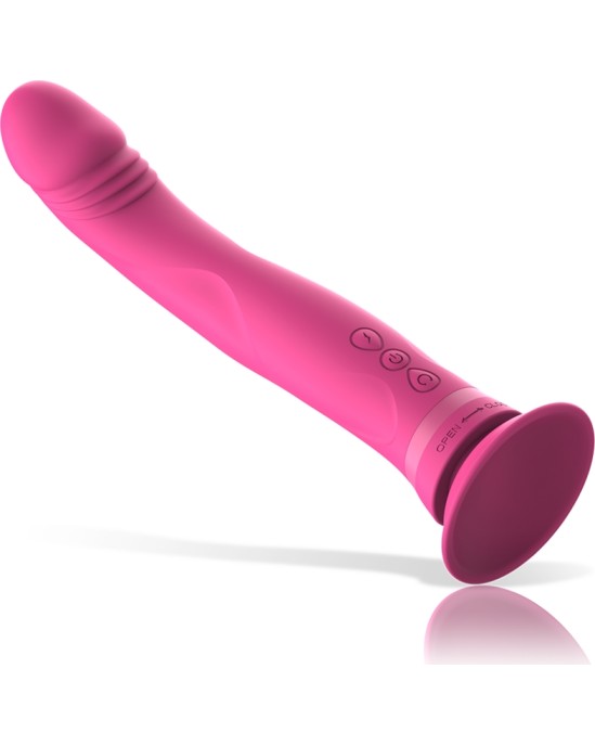 Intense Fun INTENSE™ - MICHELANGELO DILDO VIBRATORS SILIKONA ROZĀ