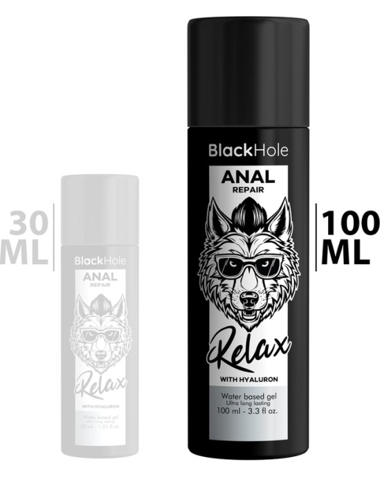 Black Hole ANAL REPAIR WATER BASED RELAX WITH HYALURON 100 ML