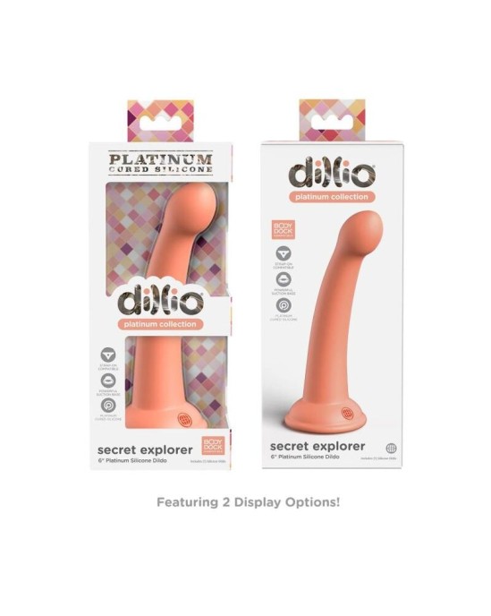 Dillio Dildo 15,24 CM oranžs