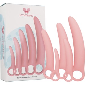 Intimichic SILIKONA DILATORS 5 DAĻU KOMPLEKTS