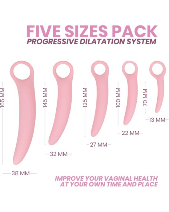 Intimichic SILICONE DILATOR 5 PIECES SET