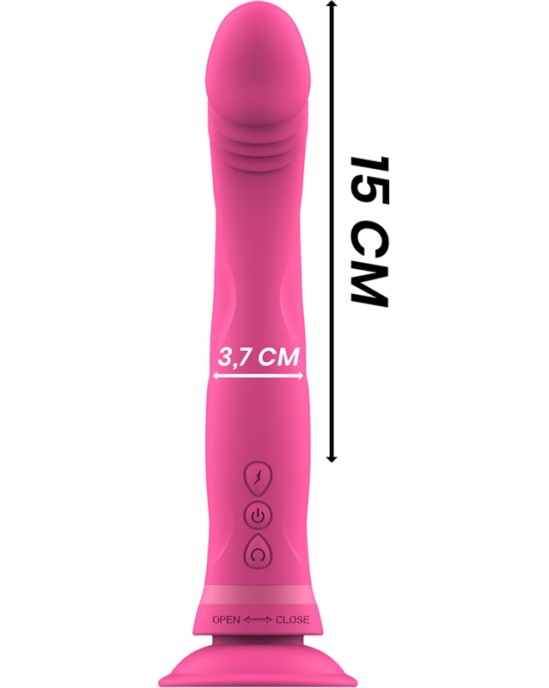 Intense Fun INTENSE - MICHELANGELO DILDO VIBRATOR SILICONE PINK