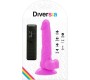 Diversia FLEXIBLE VIBRATING Dildo 18 CM - violets