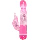 Baile Vibrators MULTISPEED VIBRATOR WITH CLIT STIMULATOR rozā