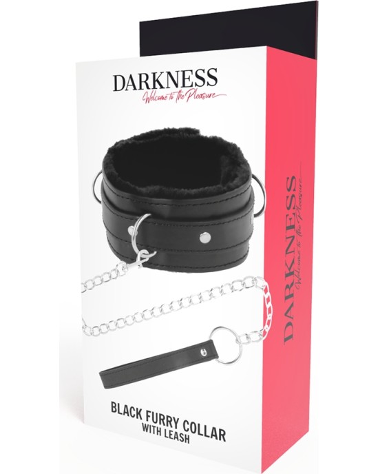 Darkness Bondage DARKNESS - COMFORTABLE POSTURE NECKLACE WITH LEATHER CHAIN