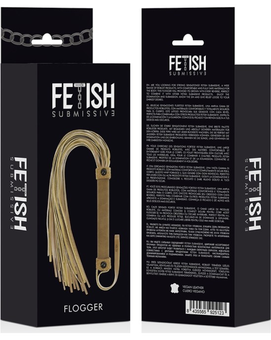 Fetish Submissive Origin FETISH SUBMISSIVE ORIGEN - VEGAN LEATHER WHIP