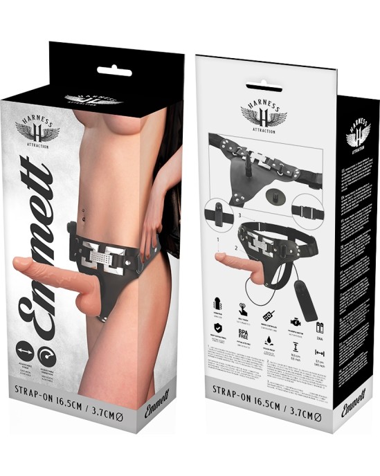 Harness Attraction RNES EMMETT REĀLISTS VIBRATORS 16,5 X 3,7 CM