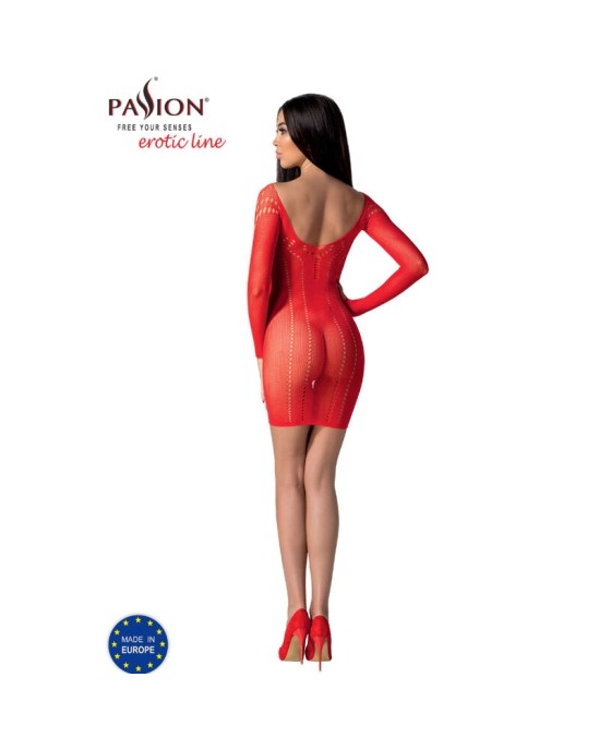 Passion Woman Bodystockings PASSION - BS101 RED BODYSTOCKING ONE SIZE