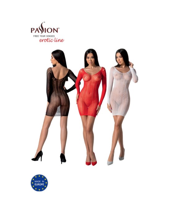 Passion Woman Bodystockings PASSION - BS101 RED BODYSTOCKING ONE SIZE