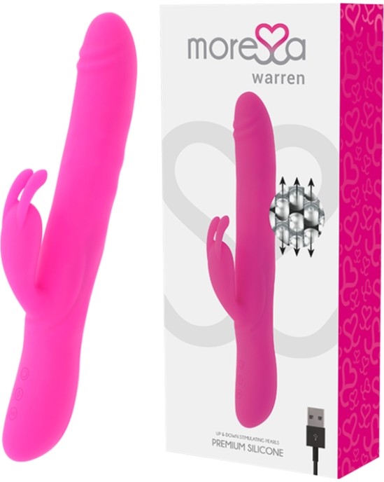 Moressa Vibrators ar klitora stimulātoru