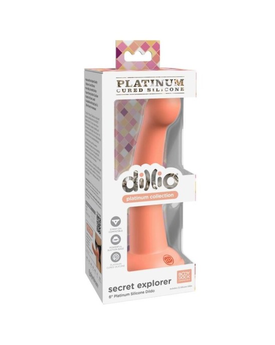 Dillio Dildo 15,24 CM oranžs