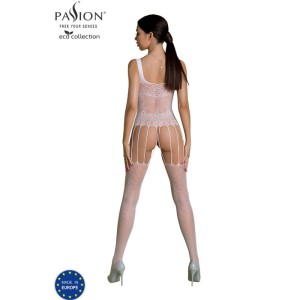 Passion Woman Bodystockings PASSION - ECO COLLECTION ТЕЛЕНЬ-ЧУЛКИ ECO BS001 БЕЛЫЙ