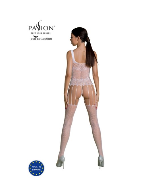 Passion Woman Bodystockings PASSION - EKO KOLEKCIJA BODYSTOCKING ECO BS001 WHITE