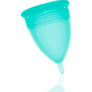 Stercup MENSTRUAL CUP SIZE S AQUAMARINA COLOR FDA SILICONE