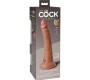 King Cock ELITE - REALISTIC SILICONE DILDO 17.8 CM CARAMEL