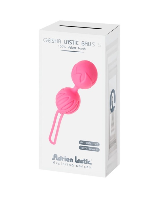 Adrien Lastic СИЛИКОНОВЫЕ ШАРИКИ GEISHA, РАЗМЕР S, РОЗОВЫЕ