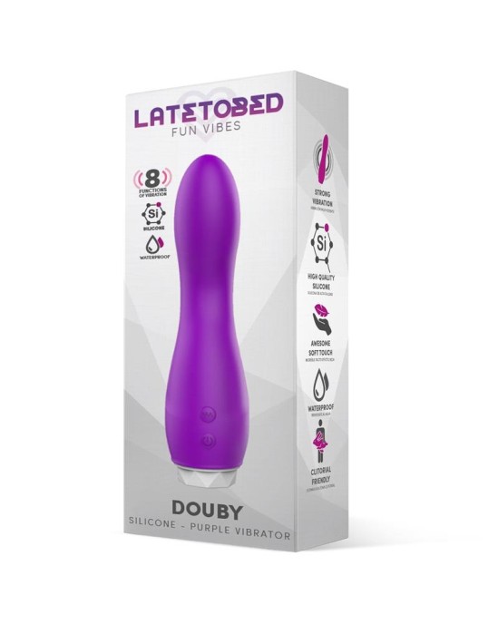 Latetobed Douby Vibe Silicone Purple