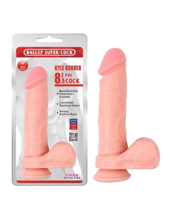 Chisa Reālistisks dildo Kyle Korver 21,5 cm miesa