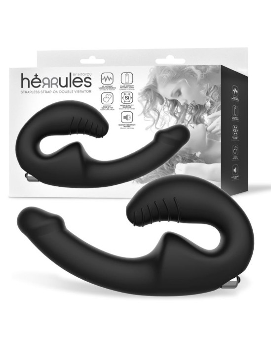 Herrules Strapless Strap-on Double Vibrator