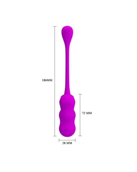 Prettylove Leshy Vibrating Egg ar tālvadības pulti USB